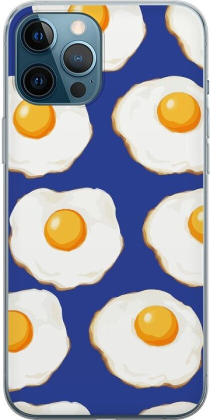 Mobildeksel til Apple iPhone 12 Pro Max med Stekte egg motiv