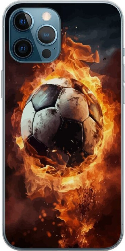 Mobildeksel til Apple iPhone 12 Pro Max med Fotball motiv