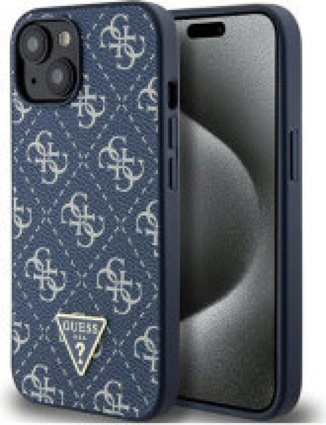 Guess 4G Triangle Metal Logo - Deksel til iPhone 15 Plus