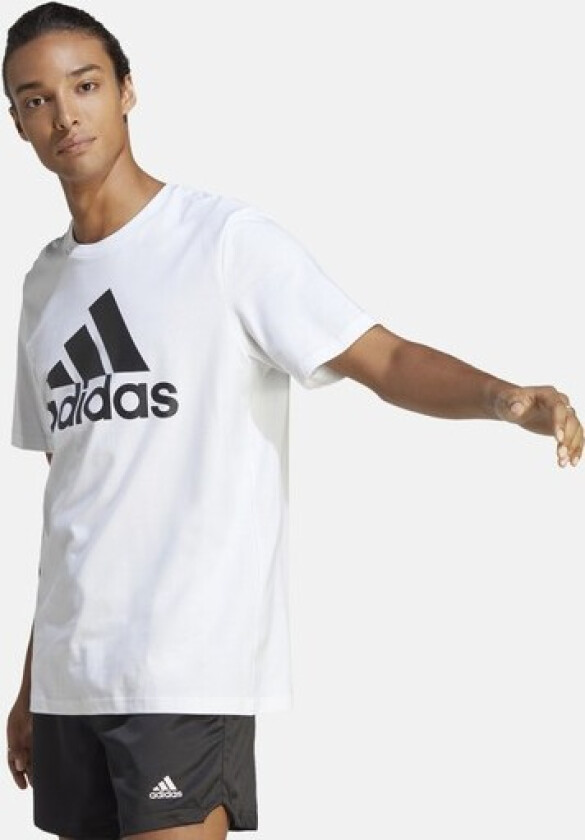 adidas Essentials Single Jersey Big Logo T-Shirt, t-skjorte, herre White