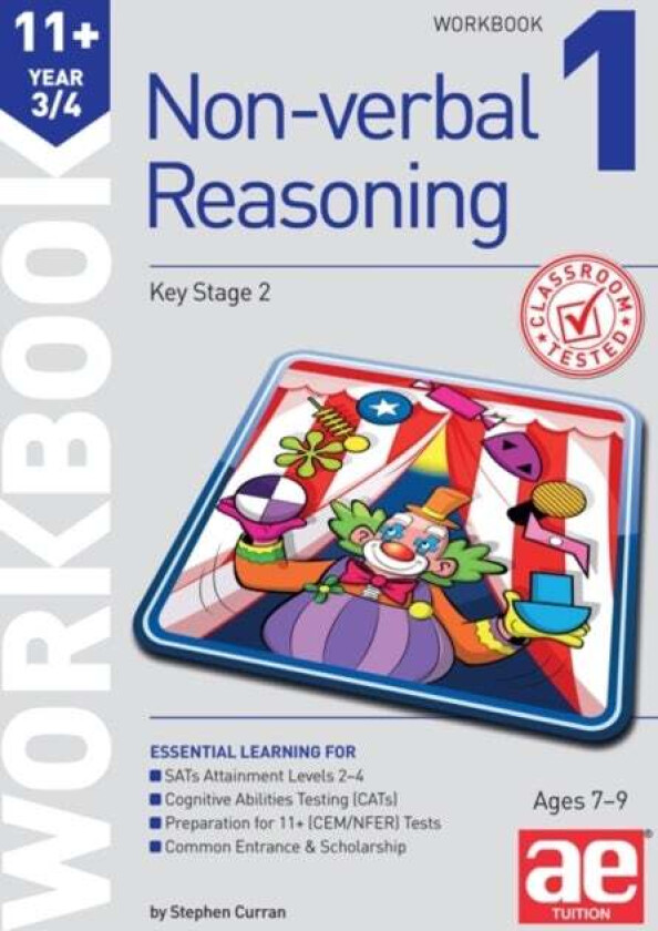 11+ Non-Verbal Reasoning Year 3/4 Workbook 1 av Stephen C. Curran, Andrea F. Richardson
