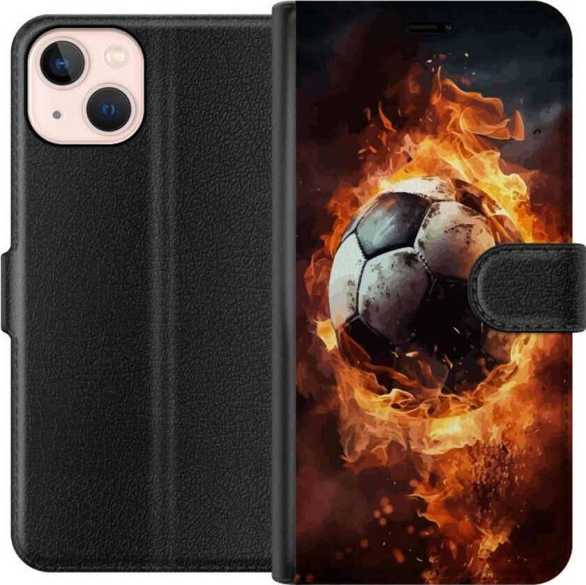 Lommeboketui til Apple iPhone 13 mini med Fotball motiv
