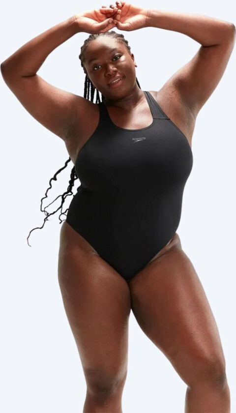 badedrakt i store størrelser til damer - Endurance+ Medalist - Svart