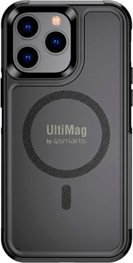 4smarts iPhone 14 Pro 4smarts UltiMag Defend Deksel - MagSafe-kompatibelt - Svart