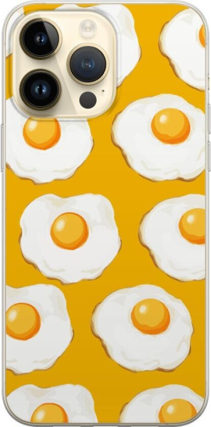 Mobildeksel til Apple iPhone 15 Pro Max med Stekt egg motiv