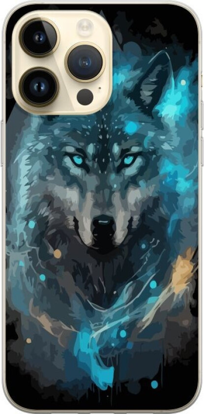 Mobildeksel til Apple iPhone 15 Pro Max med Ulve motiv