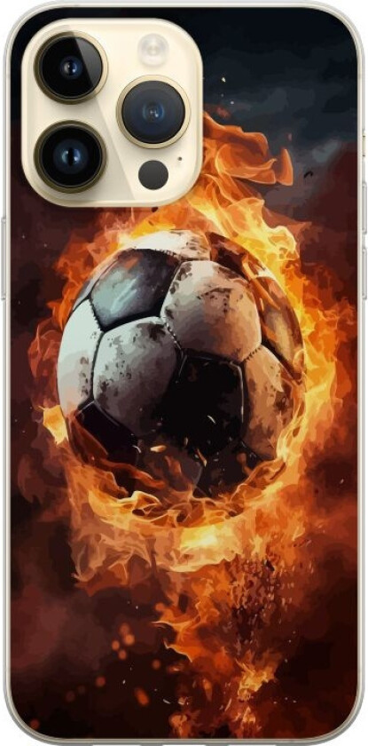 Mobildeksel til Apple iPhone 15 Pro Max med Fotball motiv