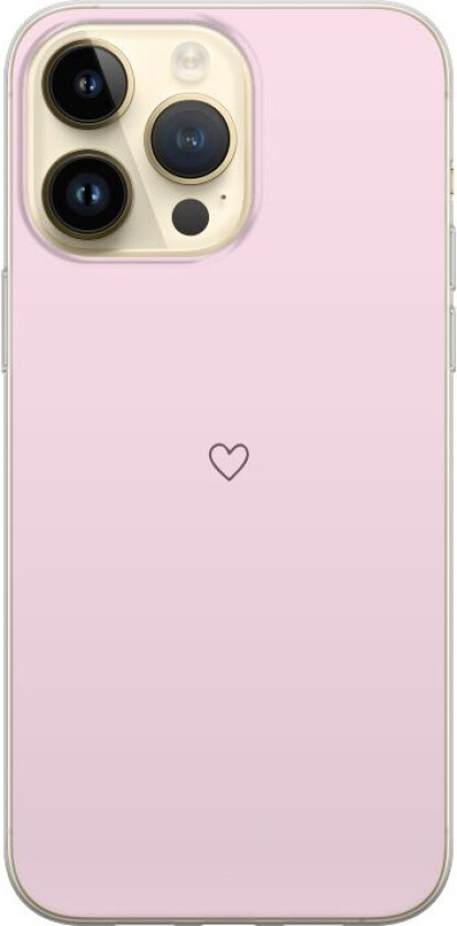 Mobildeksel til Apple iPhone 15 Pro Max med Hjerte motiv