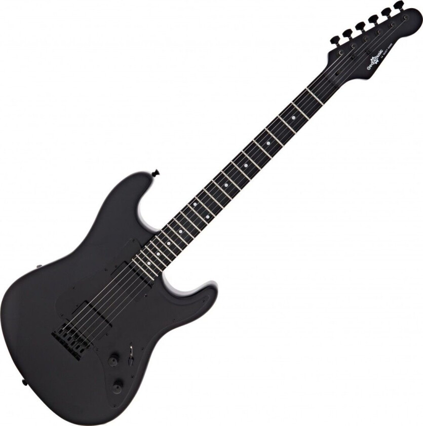 LA Select Modern Electric Guitar by Gear4music Blackout