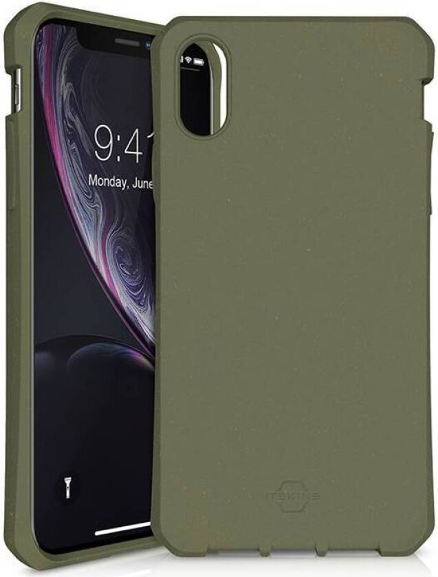 ITSKINS FERONIABIO cover til iPhone XR®. Kaki grøn