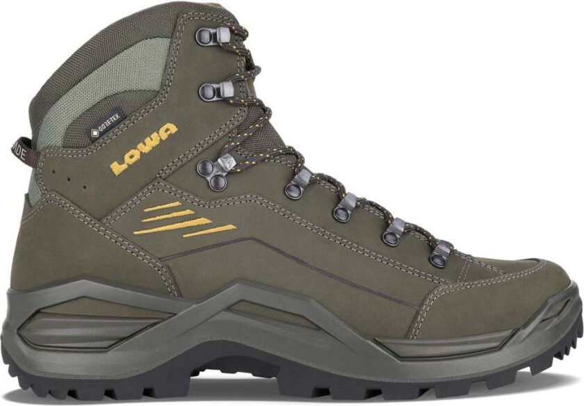 LOWA Men's Renegade Evo Gore-Tex Mid Olive Green 44, Olive Green