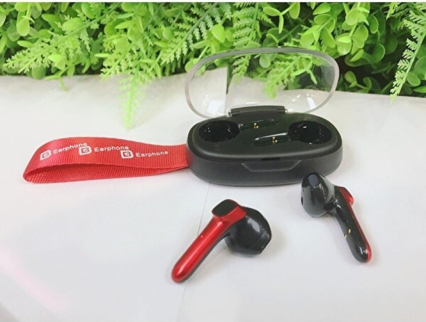 TWS B60 - Trådløse Bluetooth In-Ear-hodetelefoner, rød