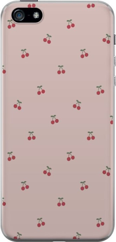 Mobildeksel til Apple iPhone 5 med Kirsebær motiv