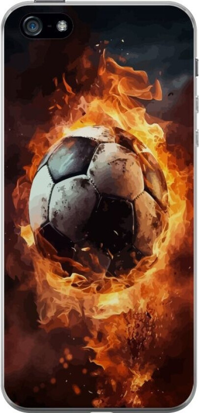 Mobildeksel til Apple iPhone 5 med Fotball motiv