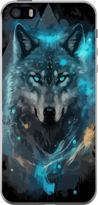 Mobildeksel til Apple iPhone 5s med Ulve motiv