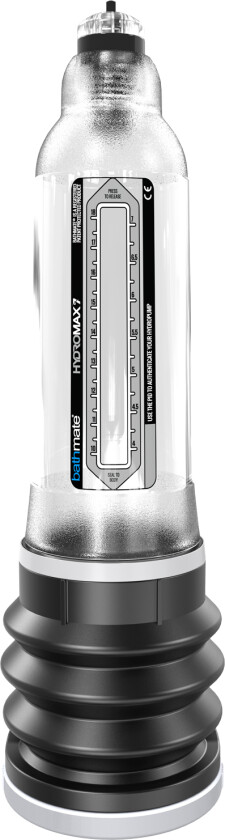 BATHAMATE - HYDROMAX 7 TRANSPARENT PENIS FORSTÃRRINGSPUMPE