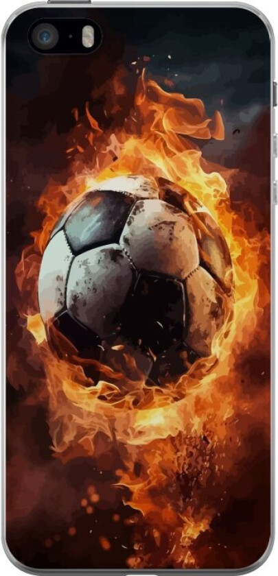Mobildeksel til Apple iPhone 5s med Fotball motiv