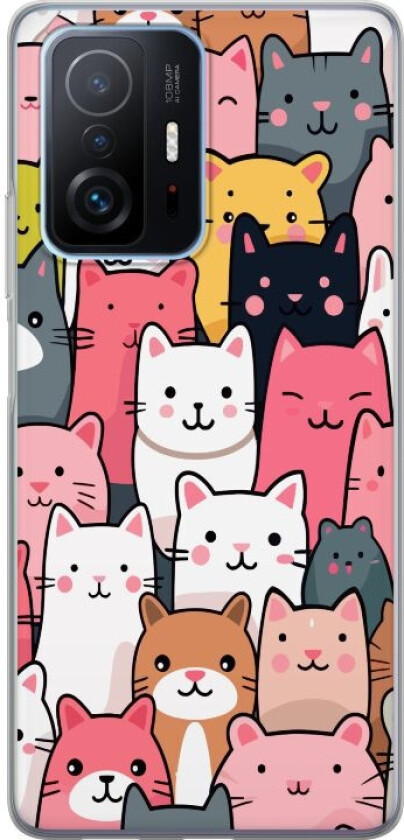 Mobildeksel til Xiaomi 11T med Kattmønster motiv