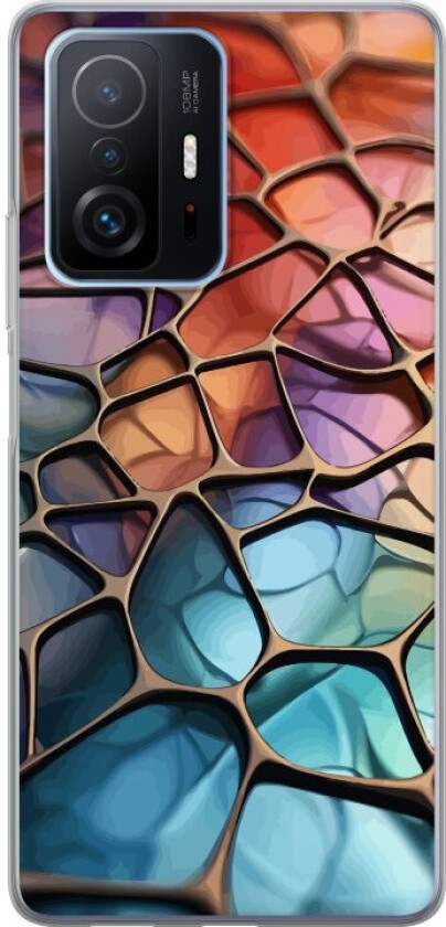 Mobildeksel til Xiaomi 11T med Metalliskt mønster motiv