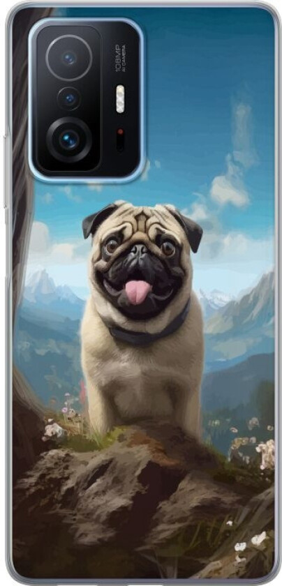 Mobildeksel til Xiaomi 11T med Glad Hund motiv