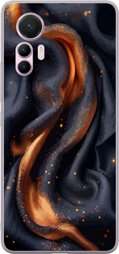 Mobildeksel til Xiaomi 12 Lite med Brennende silke motiv