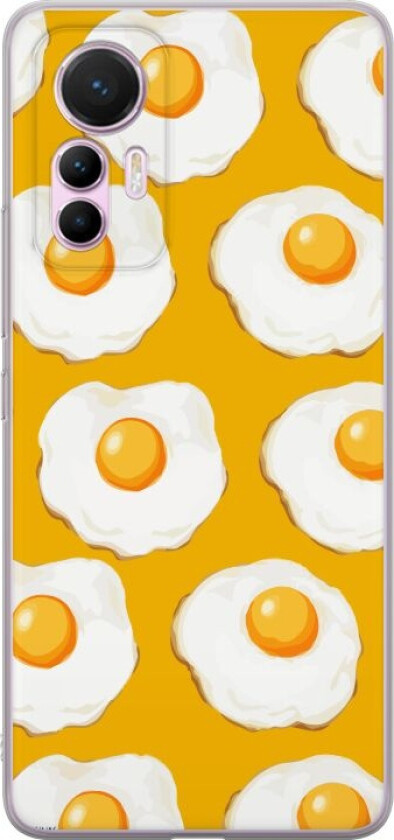 Mobildeksel til Xiaomi 12 Lite med Stekt egg motiv