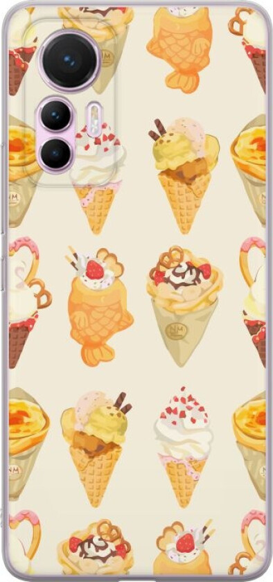 Mobildeksel til Xiaomi 12 Lite med Glassig motiv