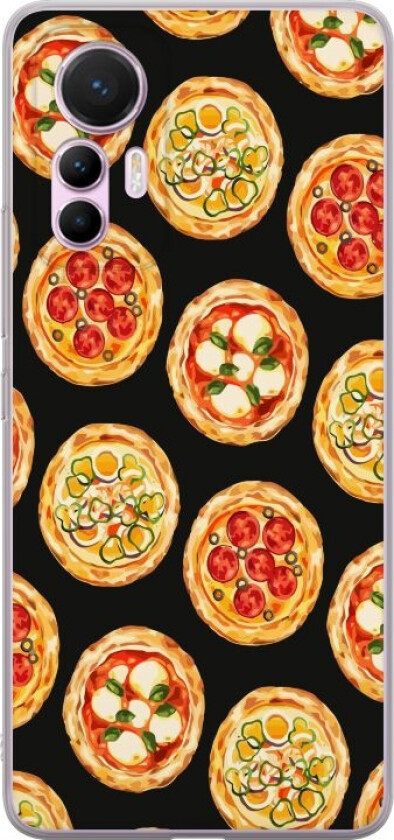 Mobildeksel til Xiaomi 12 Lite med Pizza motiv
