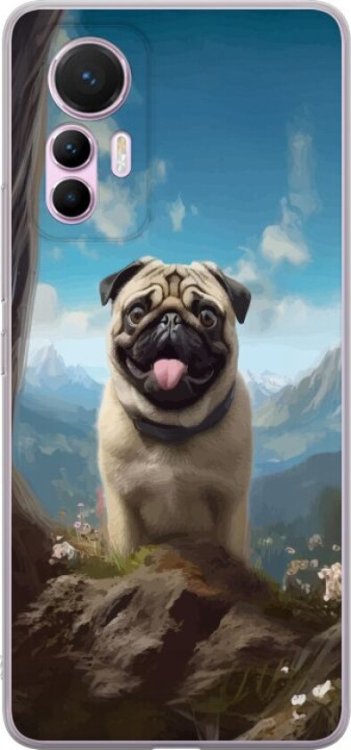 Mobildeksel til Xiaomi 12 Lite med Glad Hund motiv