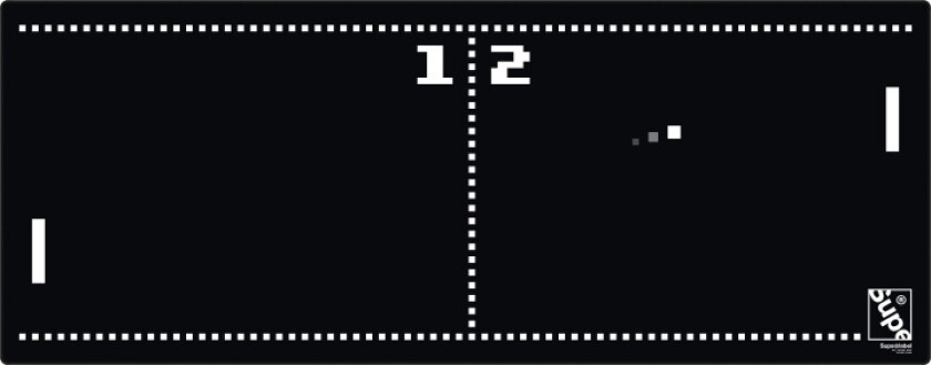 Deskmat Pong musmatta, 92 x 36 cm