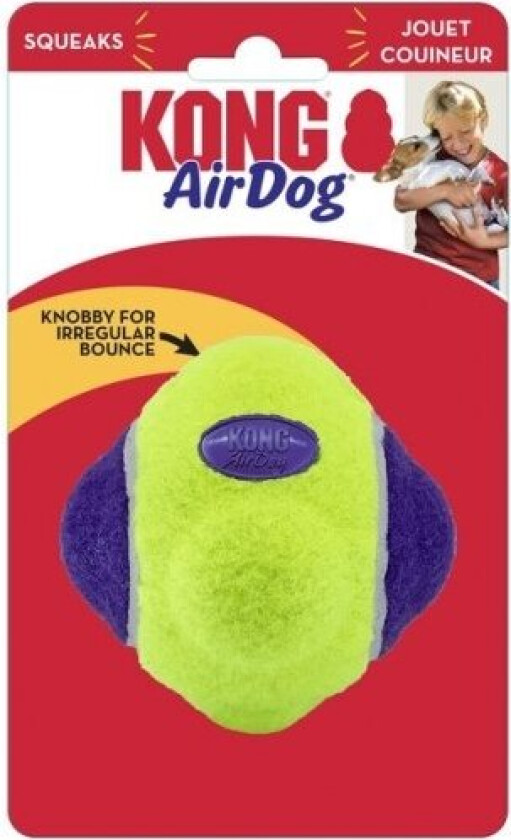 Bilde av KONG AirDog Squeaker Knobby Ball (m/l)