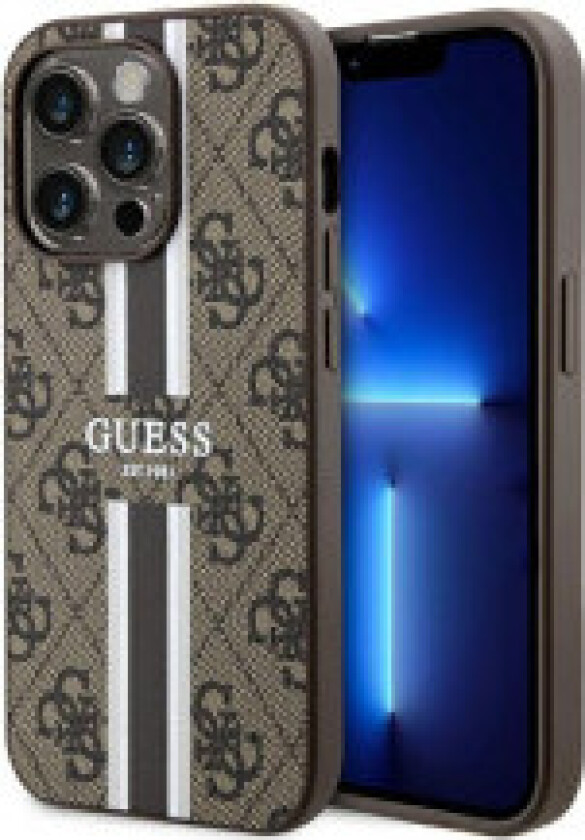 Guess 4G Printed Stripes MagSafe - Deksel til iPhone 14 Pro