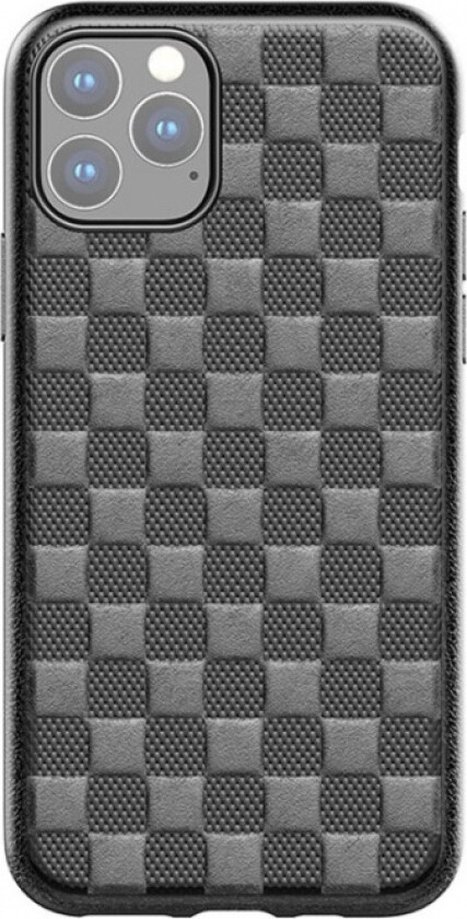 Rutemotiv i mykt TPU-deksel til iPhone 11 Pro, Svart