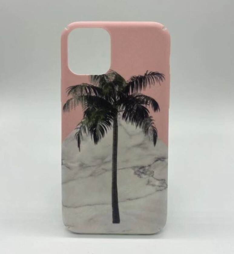 Marmordeksel med palmer til iPhone 11