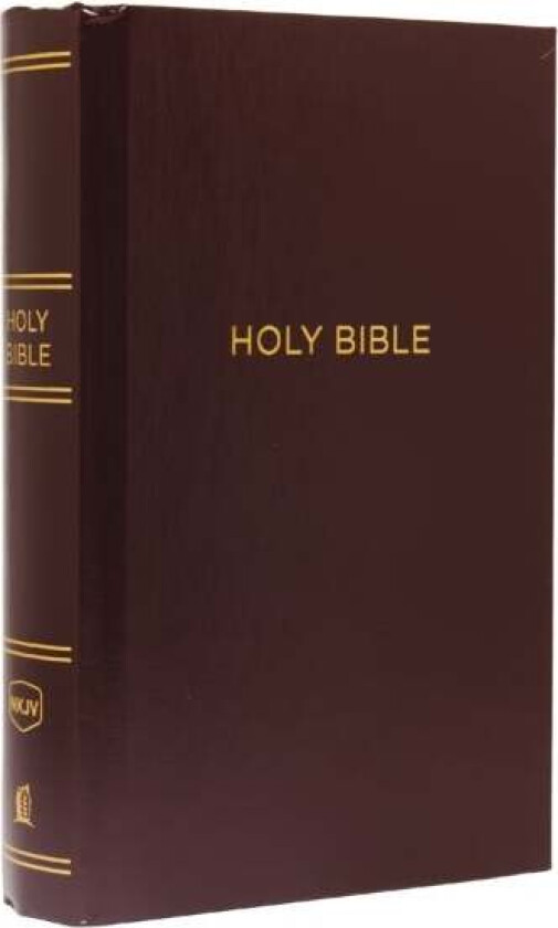 NKJV, Pew Bible, Large Print, Hardcover, Burgundy, Red Letter, Comfort Print av Thomas Nelson