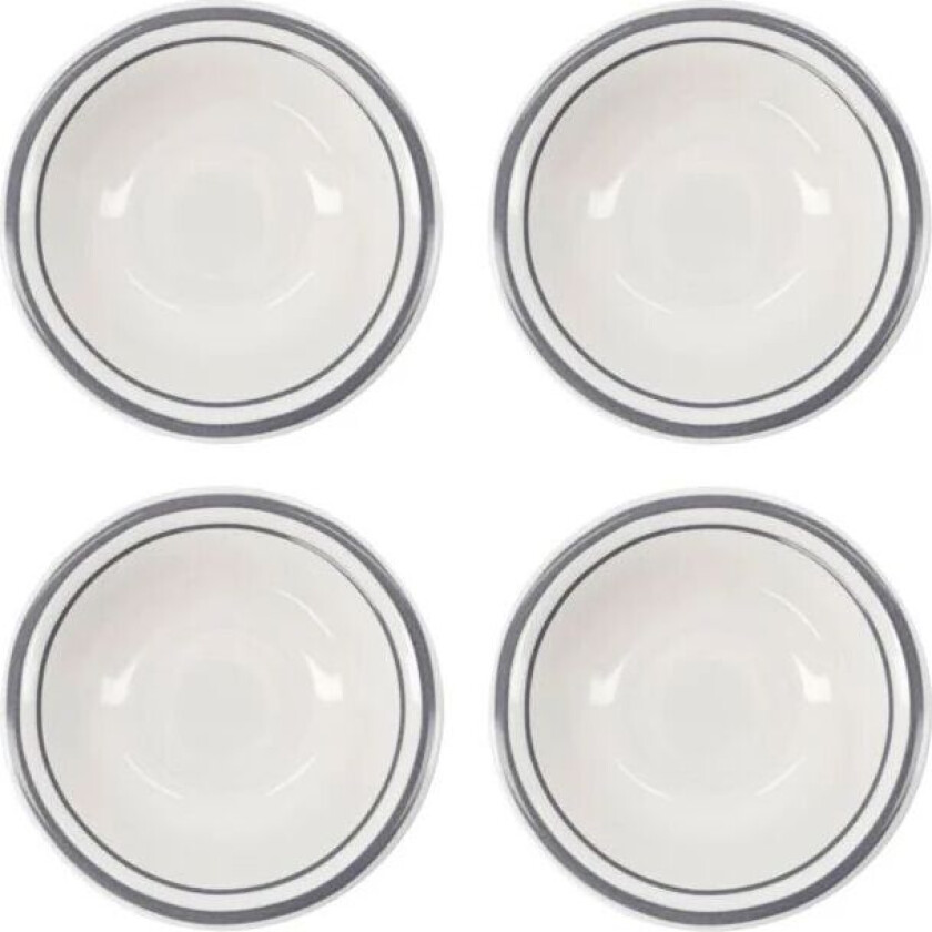 Bistro skål Ø 12 cm 4-pakning Grå