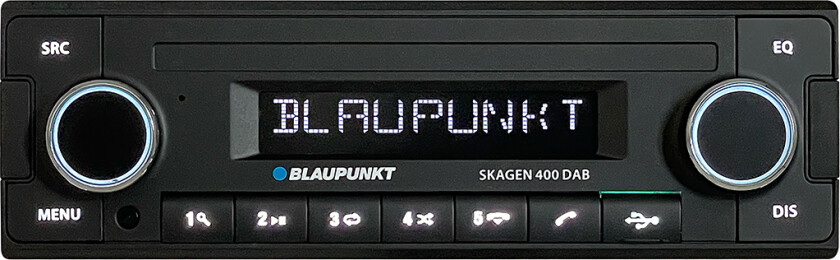 Skagen 400 DAB Bilradio m. DAB, Bluetooth, FM og DAB+