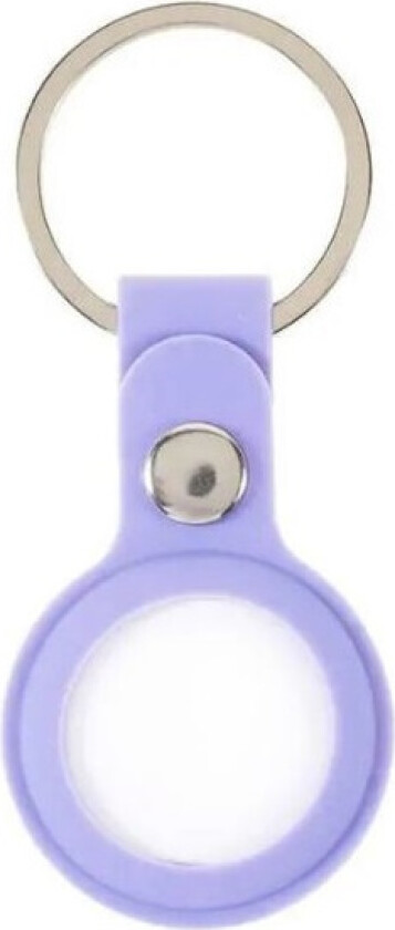 Bilde av Silikonholder for AirTag med nøkkelring, Lilla