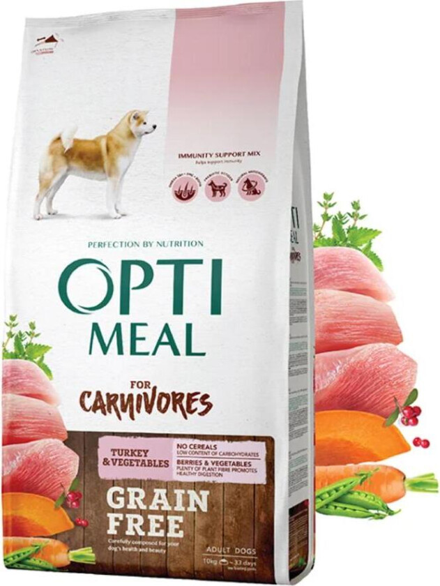 Bilde av Dog Adult & Senior All Breeds Grain Free Turkey & Veggies Tørrfôr til hund 10 kg