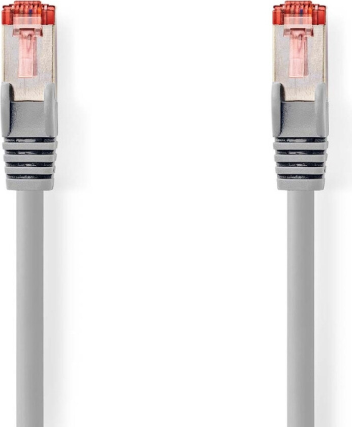 Bilde av CAT6 Nettverkskabel | RJ45 Han | RJ45 Han | S/FTP | 20.0 m | Rund | LSZH | Grå | Label