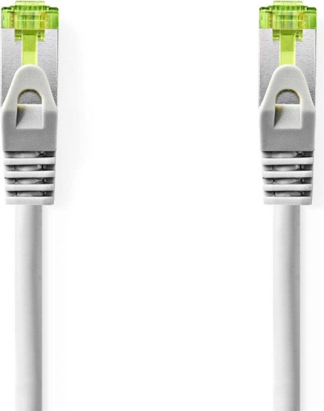 Bilde av CAT7 nettverkskabel | S/FTP | RJ45 Han | RJ45 Han | 2.00 m | Snagless | Rund | LSZH | Grå | Label