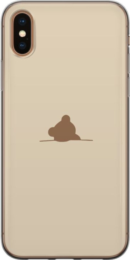 Mobildeksel til Apple iPhone XS Max med Nalle motiv