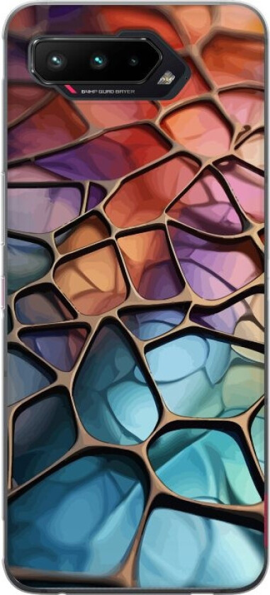 Mobildeksel til Asus ROG Phone 5 med Metalliskt mønster motiv