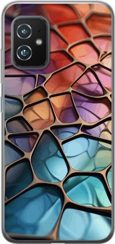 Mobildeksel til Asus Zenfone 8 med Metalliskt mønster motiv