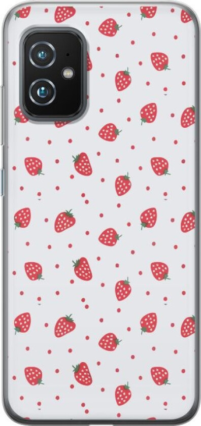 Mobildeksel til Asus Zenfone 8 med Jordbær motiv