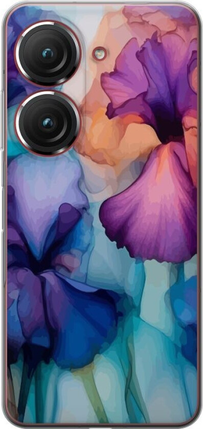 Mobildeksel til Asus Zenfone 9 med Magiske blomster motiv