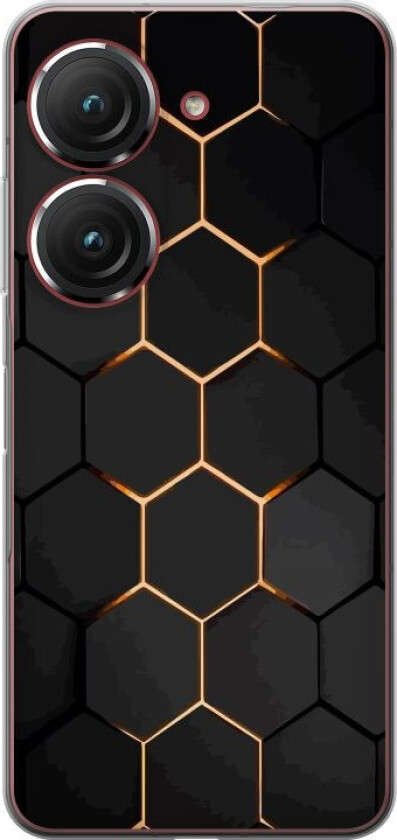 Mobildeksel til Asus Zenfone 9 med Luksuriøst Mønster motiv