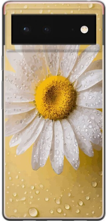 Mobildeksel til Google Pixel 6 med Porselensblomst motiv
