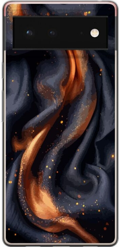 Mobildeksel til Google Pixel 6 med Brennende silke motiv