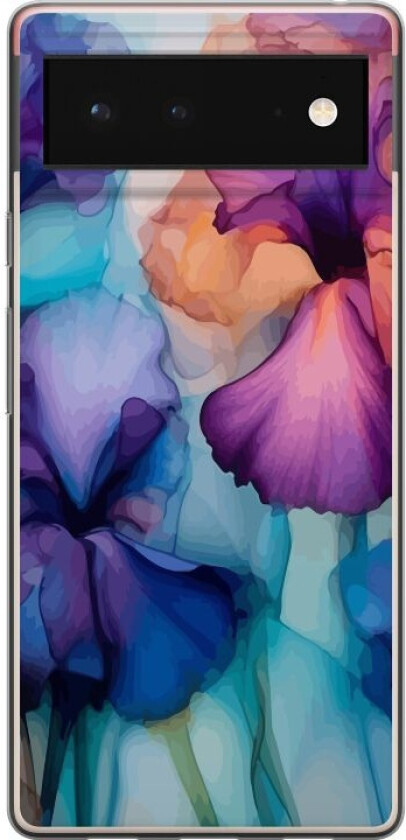 Mobildeksel til Google Pixel 6 med Magiske blomster motiv